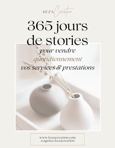 365 jours de stories prestataire par kezaCréation