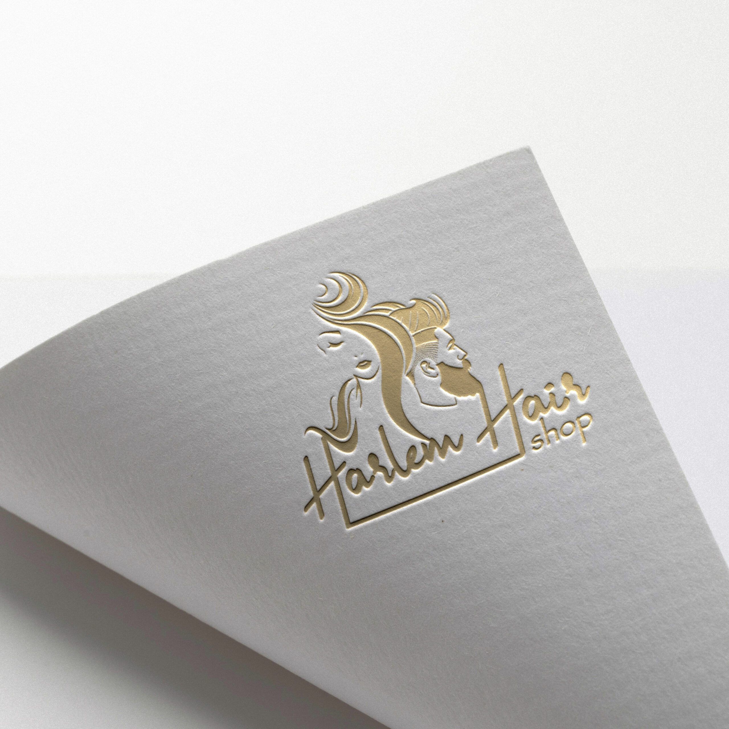 Logo harlem hair shop par kezacreation